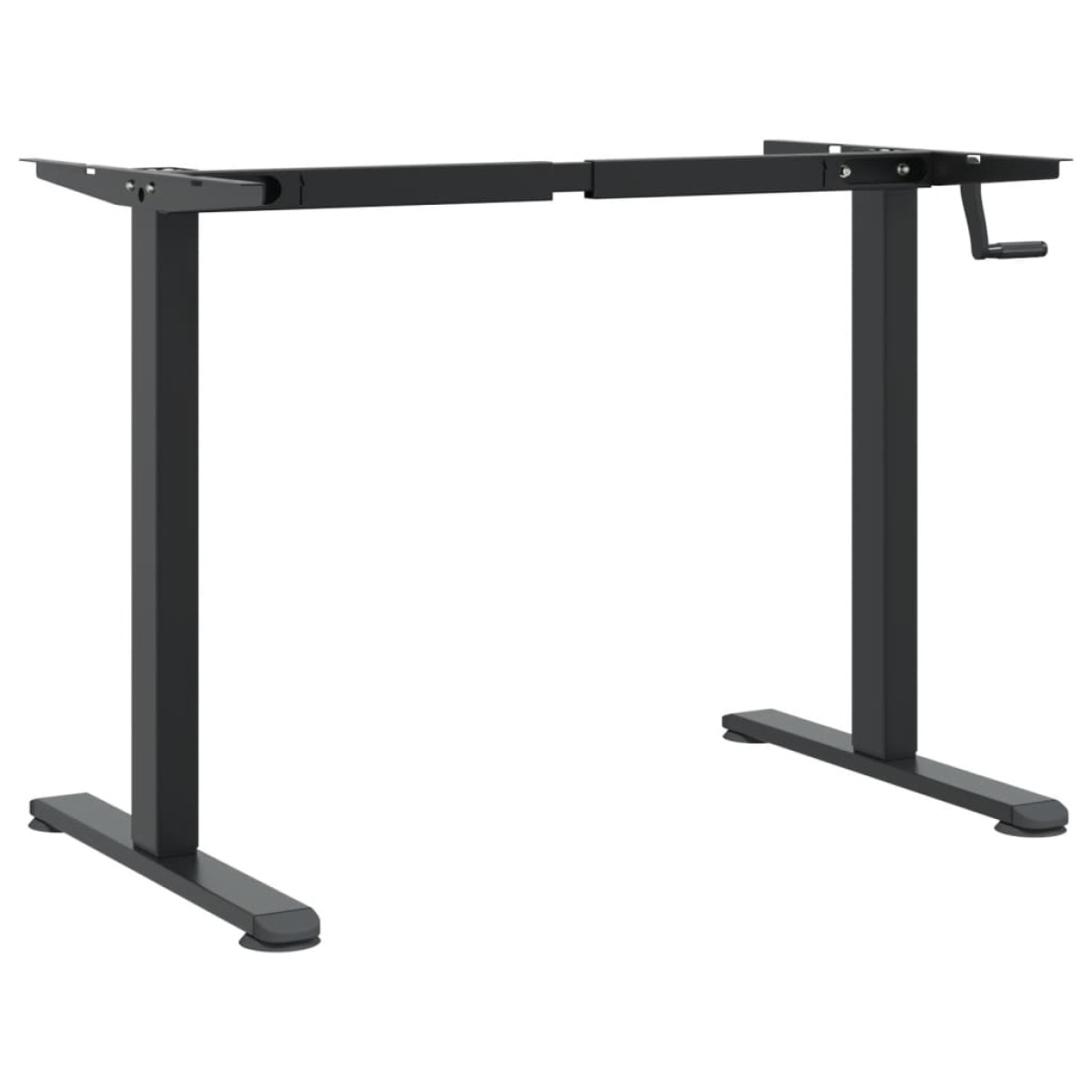 vidaXL Σκελετός Όρθιου Γραφείου Μαύρος (94-135)x60x(70-114) εκ. Ατσάλι