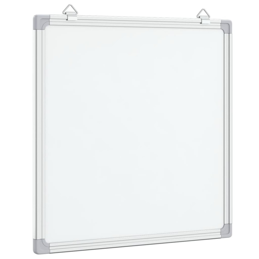 vidaXL Πίνακας Μαρκαδόρου Μαγνητικός Λευκός 40x40x1,7 εκ. Αλουμινίου