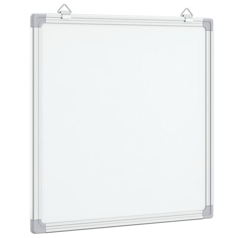 vidaXL Πίνακας Μαρκαδόρου Μαγνητικός Λευκός 40x40x1,7 εκ. Αλουμινίου