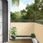 vidaXL Περίφραξη Μπαλκονιού Προστατευτική Κρεμ 600x90 εκ. από PVC