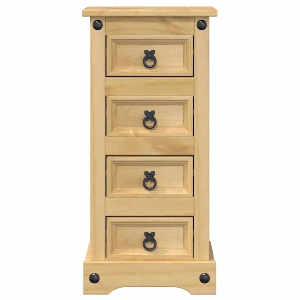 vidaXL Κομοδίνο Corona 35x32,5x74 εκ. από Μασίφ Ξύλο Πεύκου