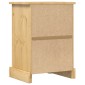 vidaXL Κομοδίνο Corona 45x35x64 εκ. από Μασίφ Ξύλο Πεύκου