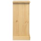 vidaXL Κομοδίνο Corona 53x39x84 εκ. από Μασίφ Ξύλο Πεύκου