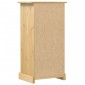 vidaXL Κομοδίνο Corona 53x39x103 εκ. από Μασίφ Ξύλο Πεύκου