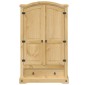 vidaXL Ντουλάπα "Corona" 101x52x170 εκ. από Μασίφ Ξύλο Πεύκου
