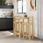 vidaXL Σετ Επίπλων Μπαρ 3 Τεμαχίων από Μασίφ Ξύλο Πεύκου