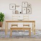 vidaXL Τραπεζαρία PANAMA 160 x 80 x 75 εκ. από Μασίφ Ξύλο Πεύκου