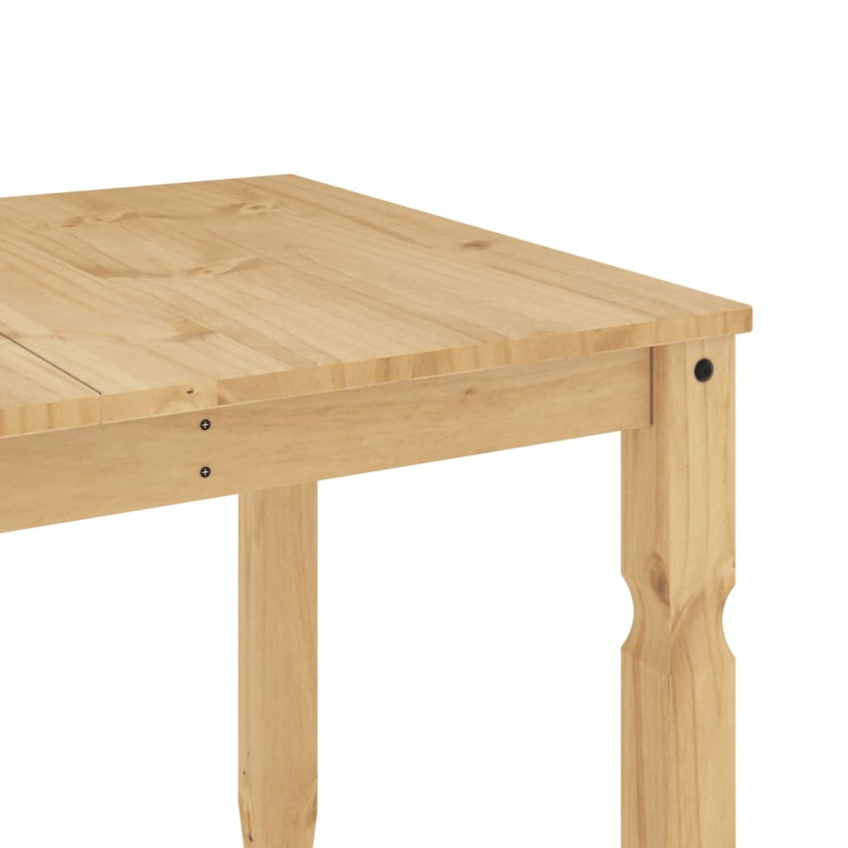 vidaXL Τραπεζαρία Corona 160 x 80 x 75 εκ. από Μασίφ Ξύλο Πεύκου