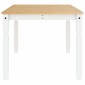 vidaXL Τραπεζαρία Corona Λευκό 180 x 90 x 75 εκ. από Μασίφ Ξύλο Πεύκου