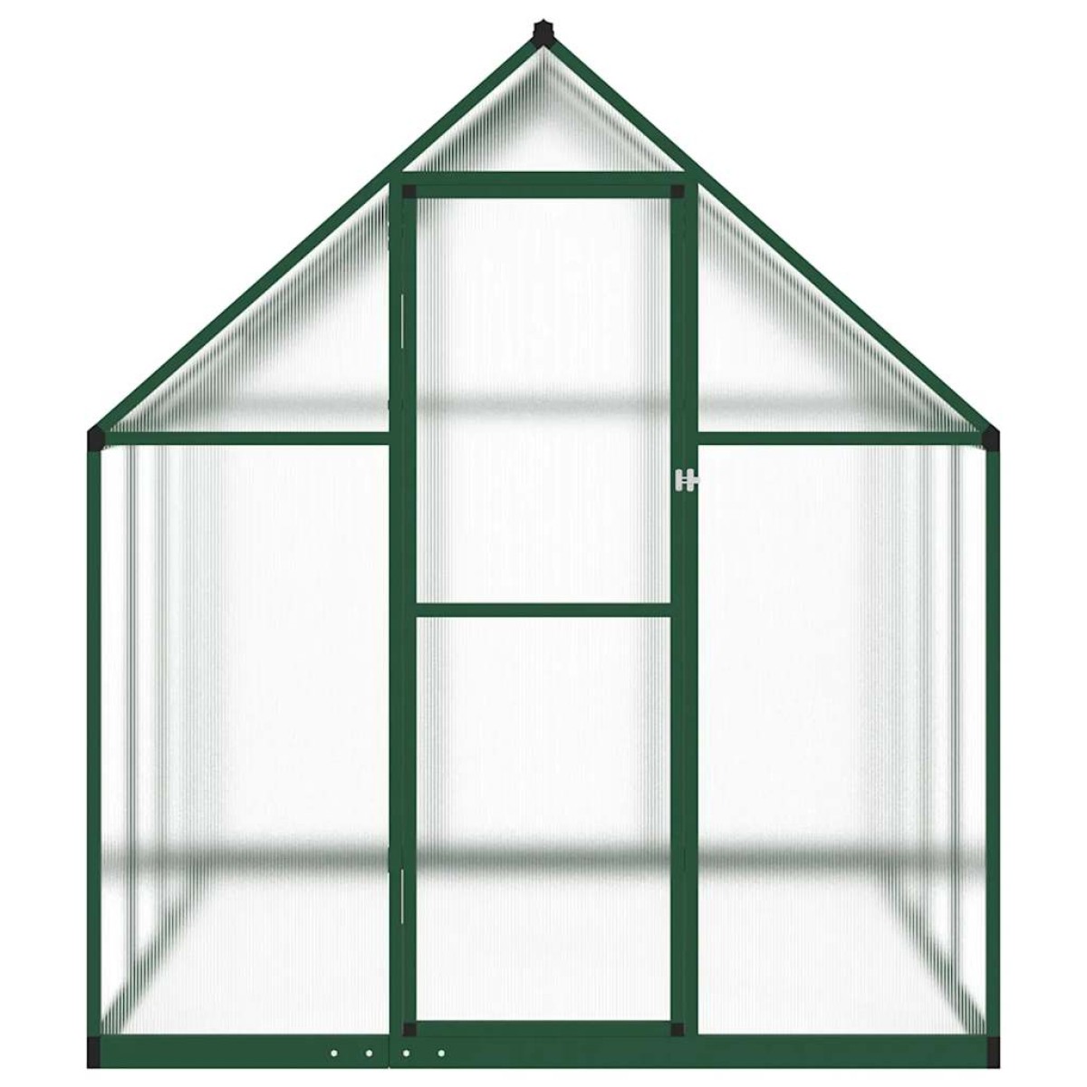 vidaXL Θερμοκήπιο με Πλαίσιο Βάσης Πράσινο 224x169x195 εκ. Αλουμινίου