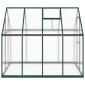 vidaXL Θερμοκήπιο με Πλαίσιο Βάσης Πράσινο 224x169x195 εκ. Αλουμινίου