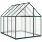 vidaXL Θερμοκήπιο με Πλαίσιο Βάσης Πράσινο 224x169x195 εκ. Αλουμινίου