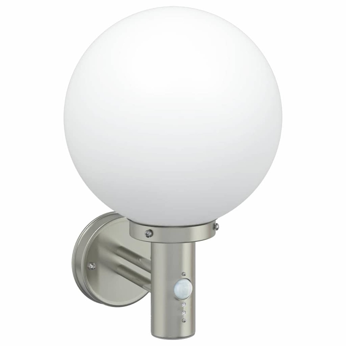 vidaXL Φωτιστικό Τοίχου Για Εξωτερικούς Χώρους Ασημί 28 x 25 x 38 εκ