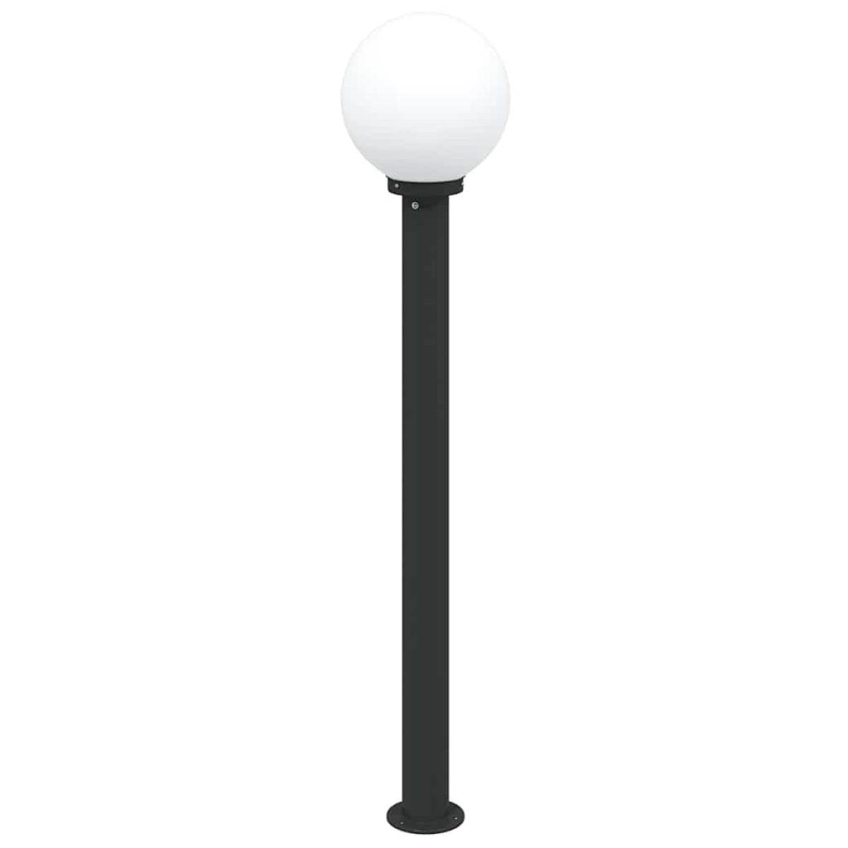 vidaXL Φωτιστικό Κολωνάκι Μαύρο IP44 120 εκ.