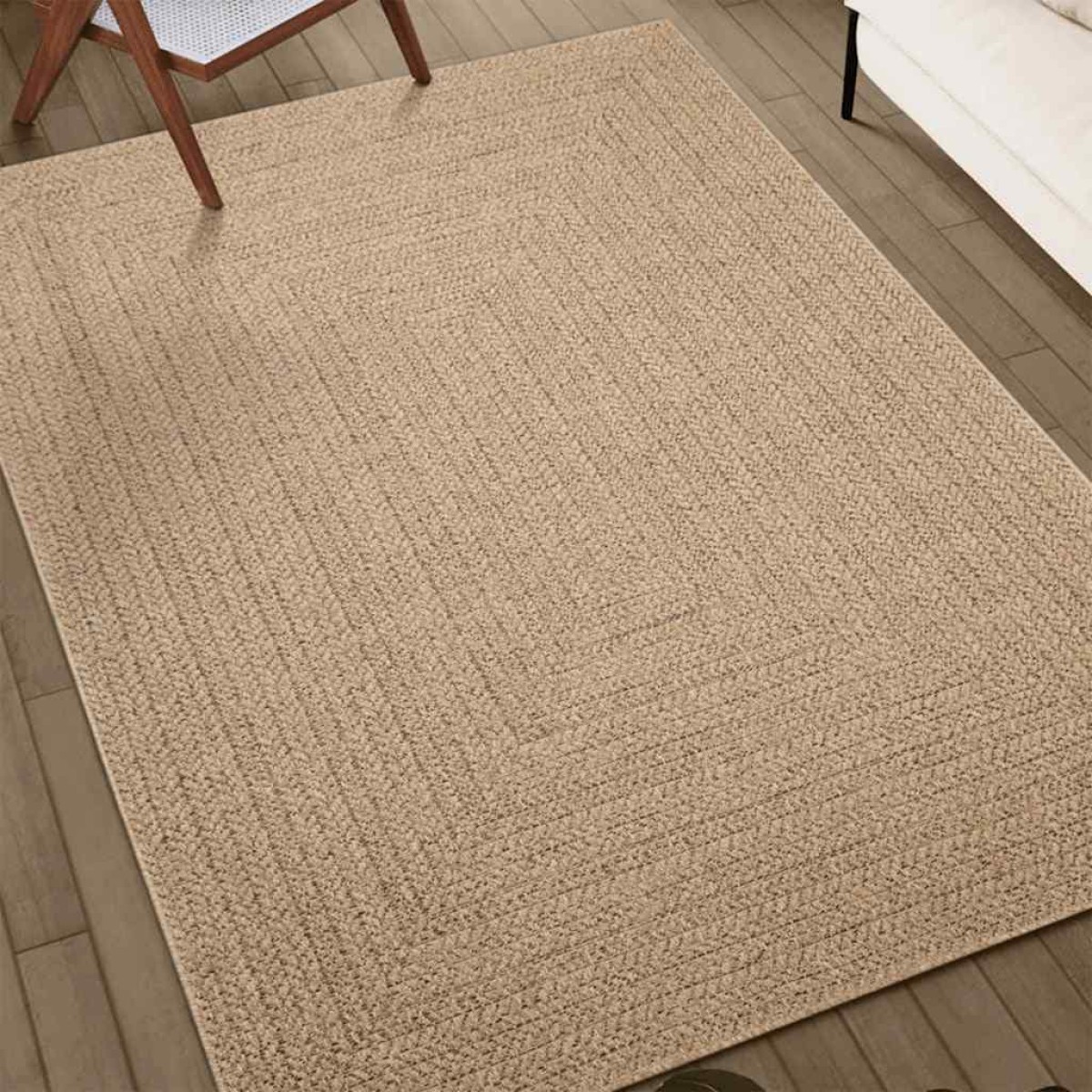 vidaXL Χαλί ZIZUR Όψη Γιούτας Εσωτ. & Εξωτ. Χώρου 80x250 εκ.