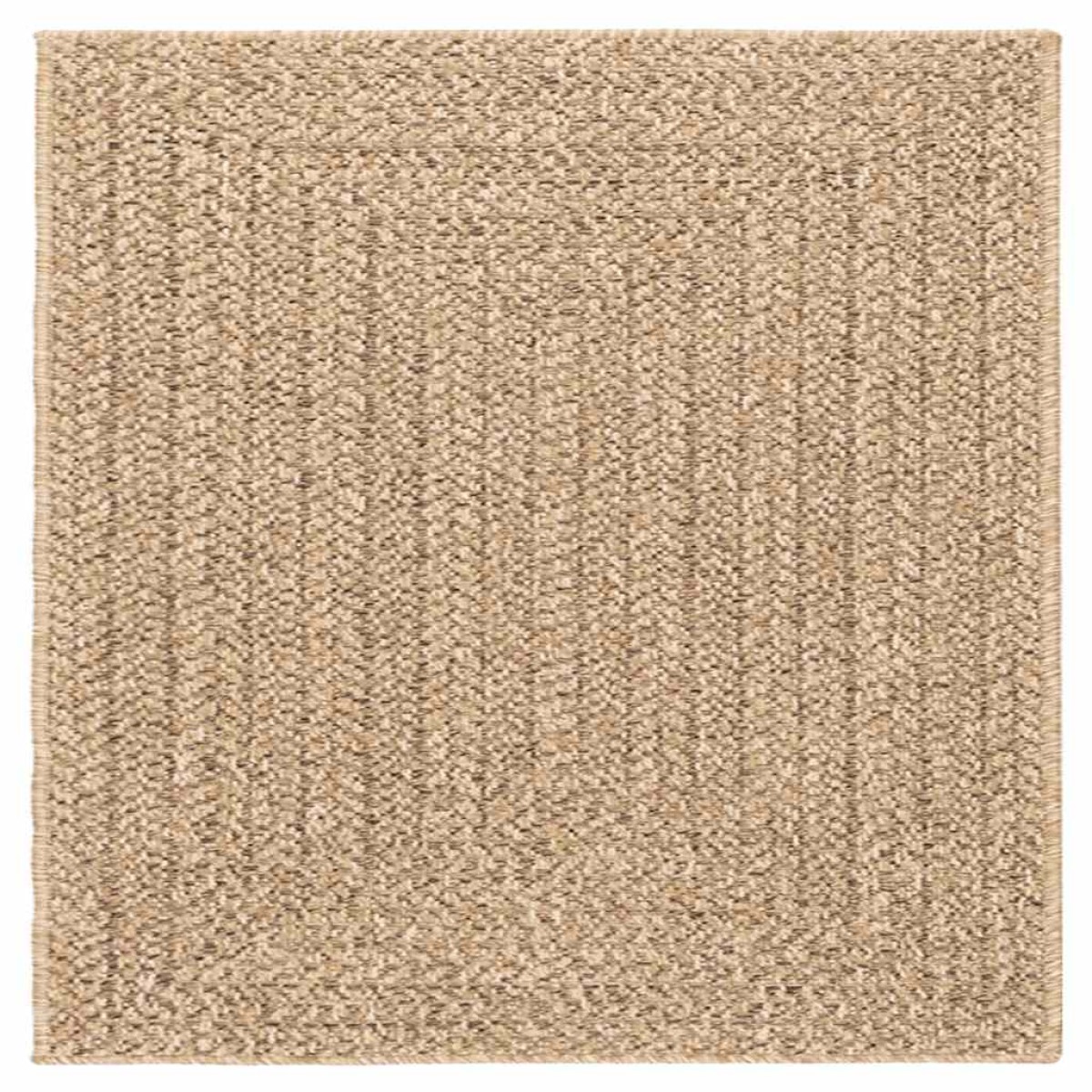 vidaXL Χαλί ZIZUR Όψη Γιούτας Εσωτ. & Εξωτ. Χώρου 120x120 εκ.