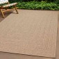 vidaXL Χαλί ZIZUR Όψη Γιούτας Εσωτ. & Εξωτ. Χώρου 120x120 εκ.