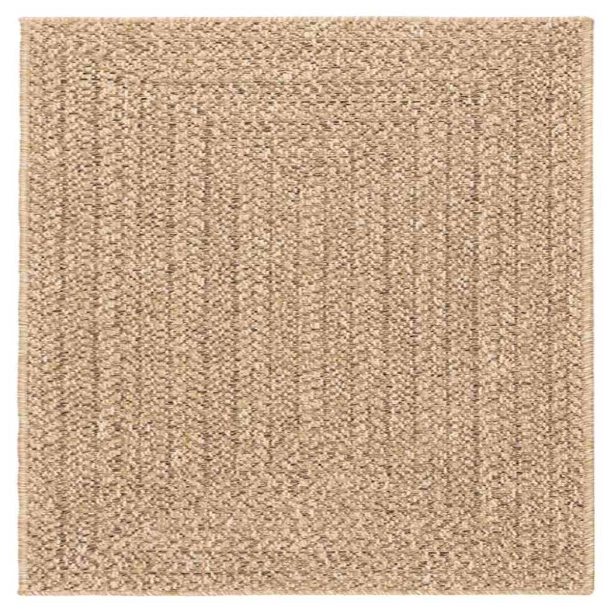 vidaXL Χαλί ZIZUR Όψη Γιούτας Εσωτ. & Εξωτ. Χώρου 240x240 εκ.