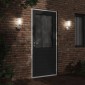 vidaXL Φωτιστικό Τοίχου Εξωτερικού Χώρου Ασημί από Ανοξείδωτο Ατσάλι