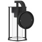 vidaXL Φωτιστικά Τοίχου Εξωτερ. Χώρου 2 τεμ. Μαύρο Ανοξείδωτο Ατσάλι