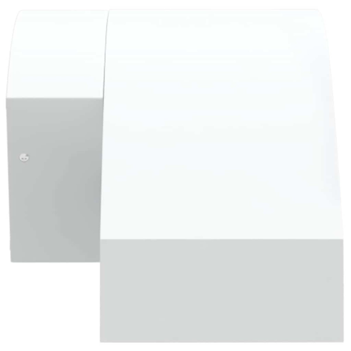 vidaXL Φωτιστικά Τοίχου Εξ. Χώρου LED με Αισθ. 2 τεμ Λευκό Χυτοσ/Αλουμ