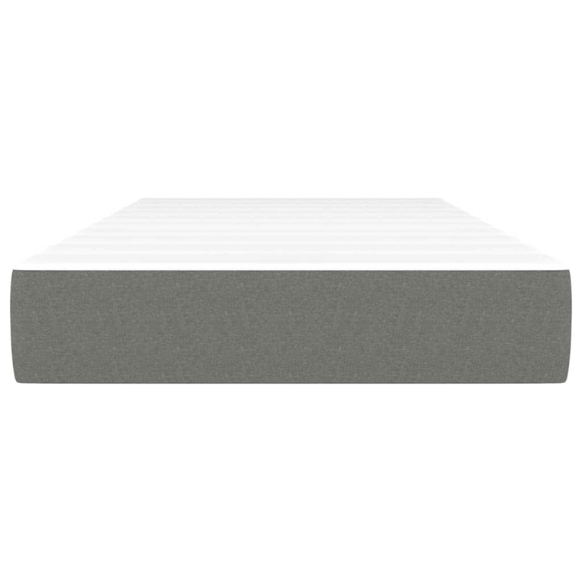 vidaXL Στρώμα με Pocket Springs Σκούρο Γκρι 120x190x20 εκ. Υφασμάτινο