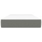 vidaXL Στρώμα με Pocket Springs Σκούρο Γκρι 120x190x20 εκ. Υφασμάτινο