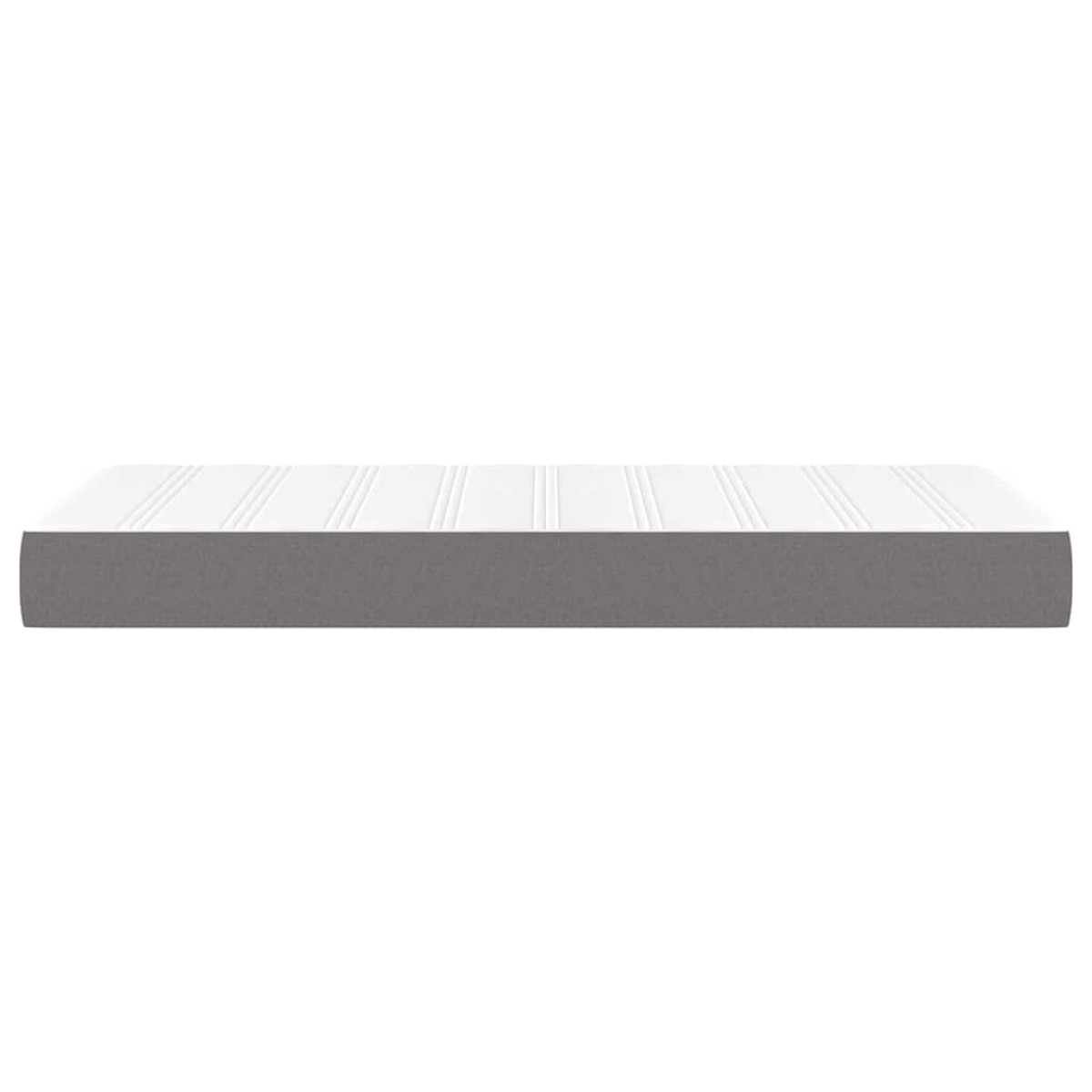 vidaXL Στρώμα με Pocket Springs Σκούρο Γκρι 120x190x20 εκ. Υφασμάτινο
