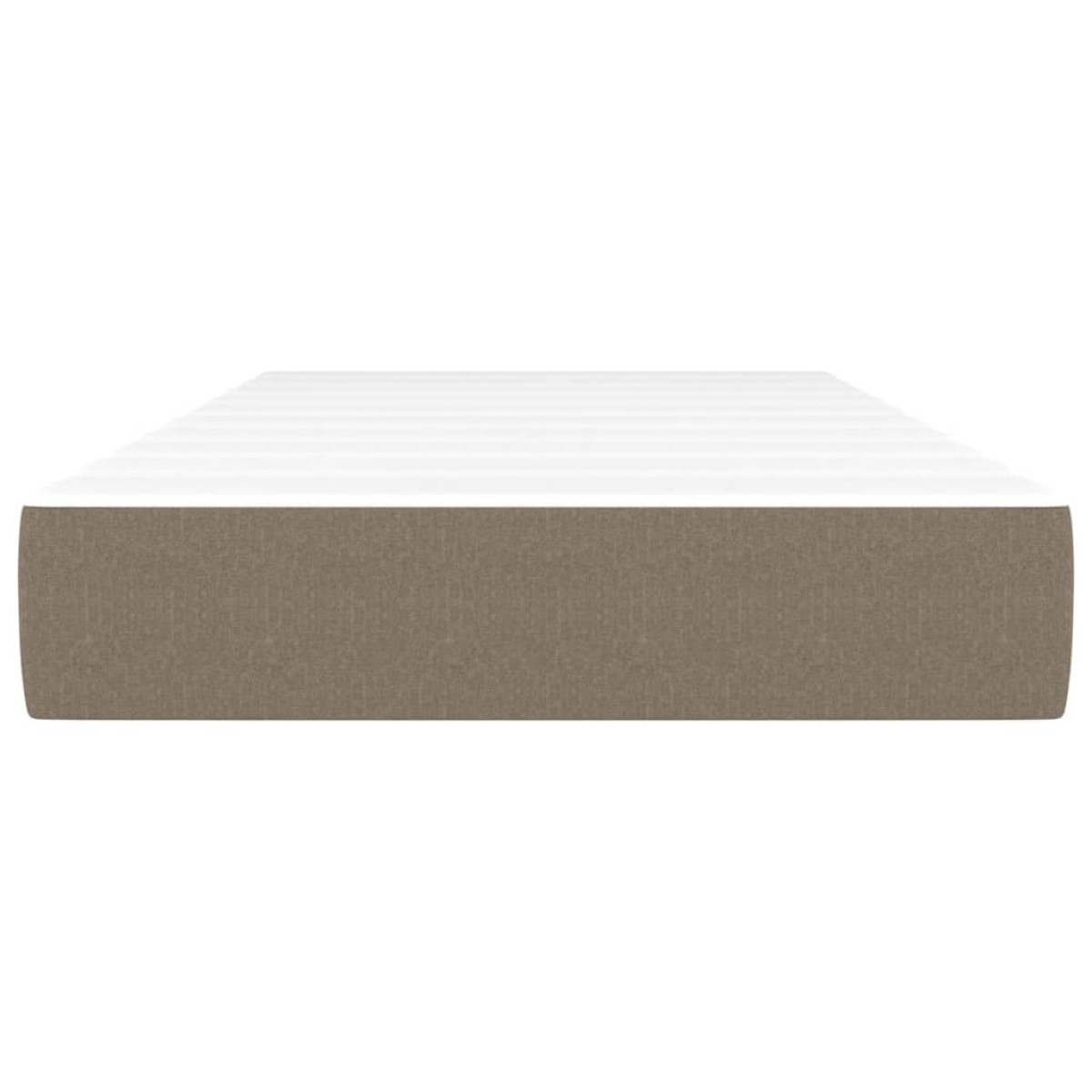 vidaXL Στρώμα με Pocket Springs Taupe 120x190x20 εκ. Υφασμάτινο