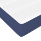 vidaXL Στρώμα με Pocket Springs Μπλε 120x190x20 εκ. Υφασμάτινο