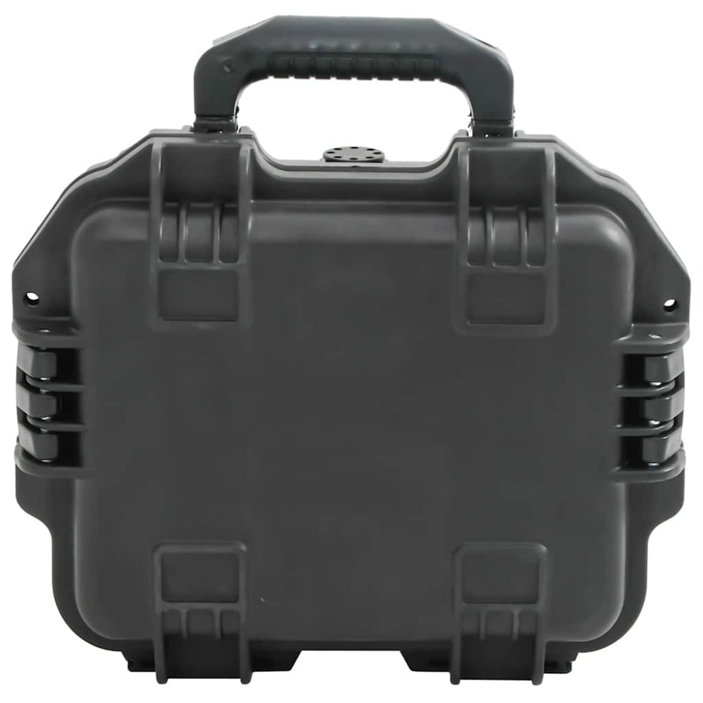 vidaXL Θήκη Πτήσης Φορητή Μαύρη 30x24,5x12,5 εκ. από Πολυπροπυλένιο