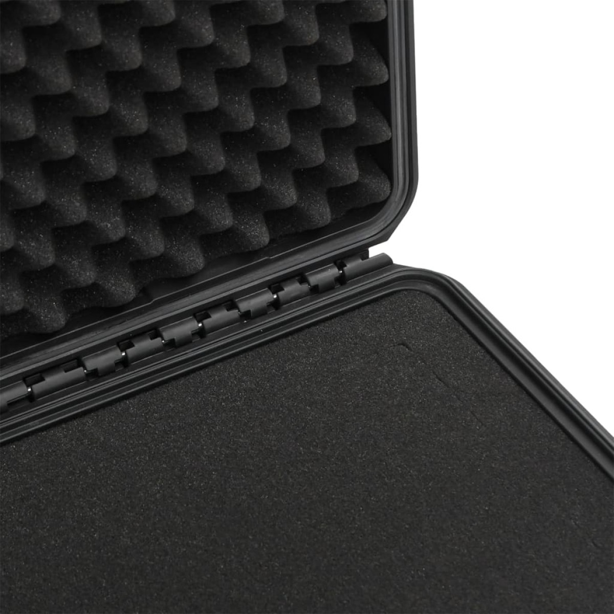 vidaXL Θήκη Πτήσης Φορητή Μαύρη 55x35x22,5 εκ. από Πολυπροπυλένιο