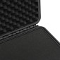 vidaXL Θήκη Πτήσης Φορητή Μαύρη 55x35x22,5 εκ. από Πολυπροπυλένιο
