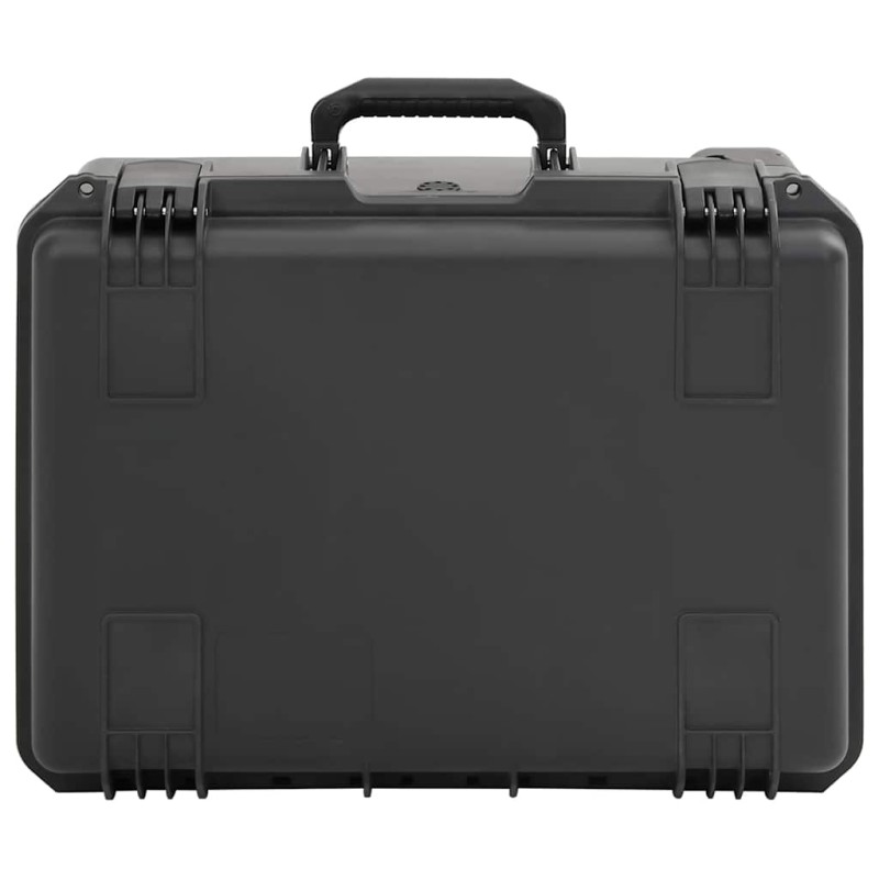 vidaXL Θήκη Πτήσης Φορητή Μαύρη 54x41,5x29 εκ. από Πολυπροπυλένιο