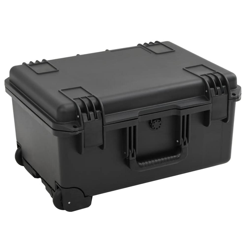 vidaXL Θήκη Πτήσης Φορητή Μαύρη 54x41,5x29 εκ. από Πολυπροπυλένιο