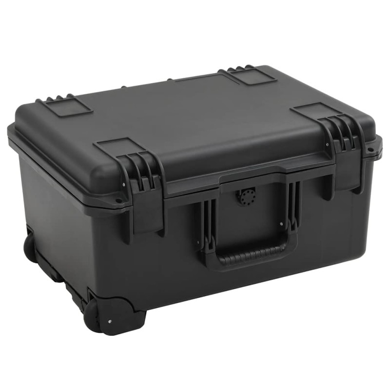 vidaXL Θήκη Πτήσης Φορητή Μαύρη 54x41,5x29 εκ. από Πολυπροπυλένιο