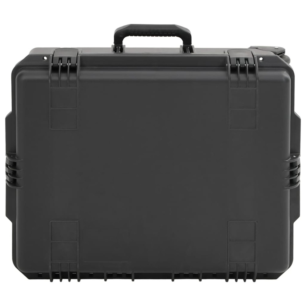 vidaXL Θήκη Πτήσης Φορητή Μαύρη 62,5x50x28,5 εκ. από Πολυπροπυλένιο