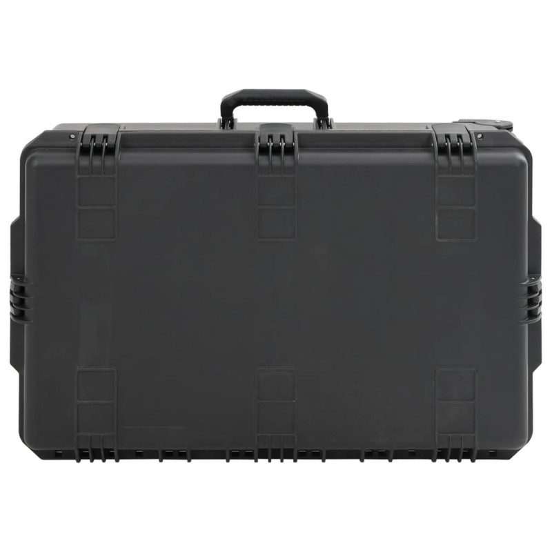 vidaXL Θήκη Πτήσης Φορητή Μαύρη 79,5x51,5x30,5 εκ. από Πολυπροπυλένιο