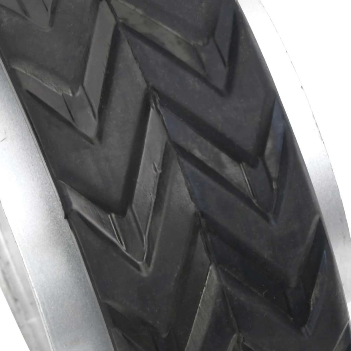 vidaXL Τροχός για Ποδαράκι Τρέιλερ Ø19,5x10εκ. από Αλουμίνιο/Καουτσούκ