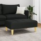 vidaXL Υποπόδιο Μαύρο 77x55x31 εκ. Υφασμάτινο