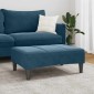 vidaXL Υποπόδιο Μπλε 77x55x31 εκ. Βελούδινο