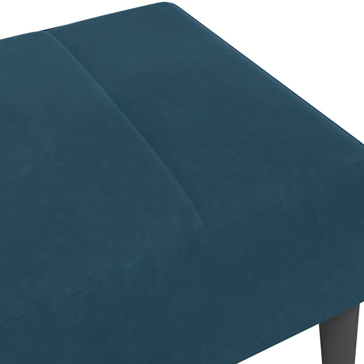 vidaXL Υποπόδιο Μπλε 77x55x31 εκ. Βελούδινο
