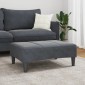 vidaXL Υποπόδιο Σκούρο Γκρι 77x55x31 εκ. Βελούδινο