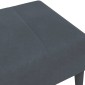 vidaXL Υποπόδιο Σκούρο Γκρι 77x55x31 εκ. Βελούδινο