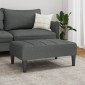 vidaXL Υποπόδιο Σκούρο Γκρι 77x55x31 εκ. Υφασμάτινο
