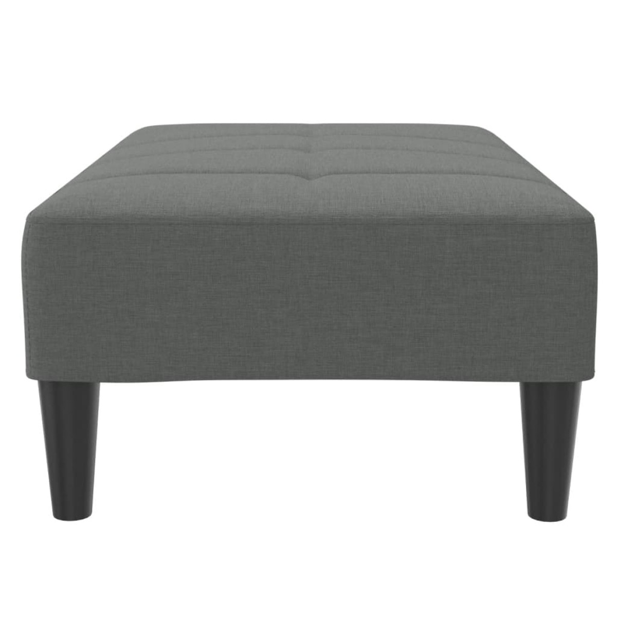 vidaXL Υποπόδιο Σκούρο Γκρι 77x55x31 εκ. Υφασμάτινο