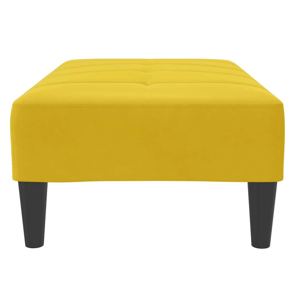 vidaXL Σκαμπό/Υποπόδιο Κίτρινο 77x55x31 εκ. Βελούδινο