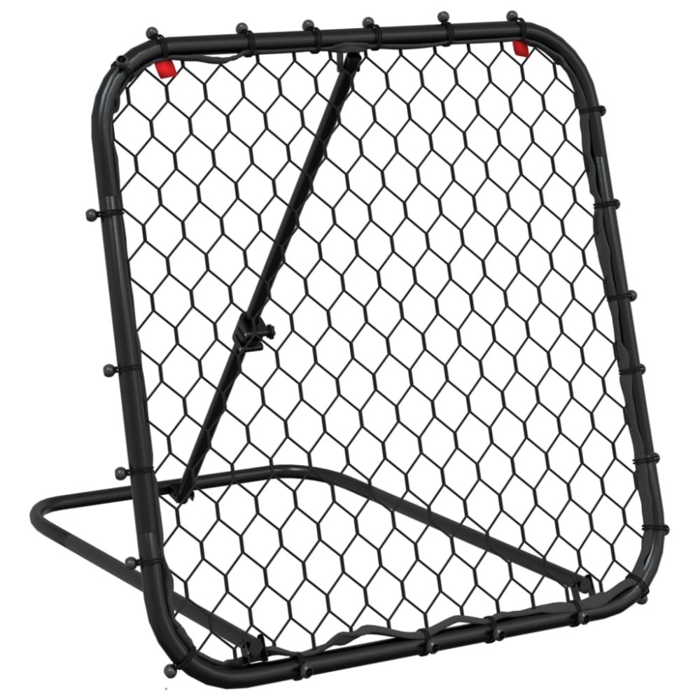 vidaXL Δίχτυ Επαναφοράς Μπαλών Μαύρο 84 x 73 x 60-80 εκ. Ατσάλινο