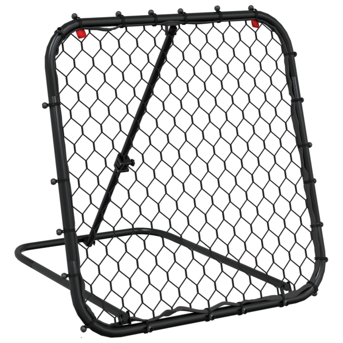 vidaXL Δίχτυ Επαναφοράς Μπαλών Μαύρο 84 x 73 x 60-80 εκ. Ατσάλινο