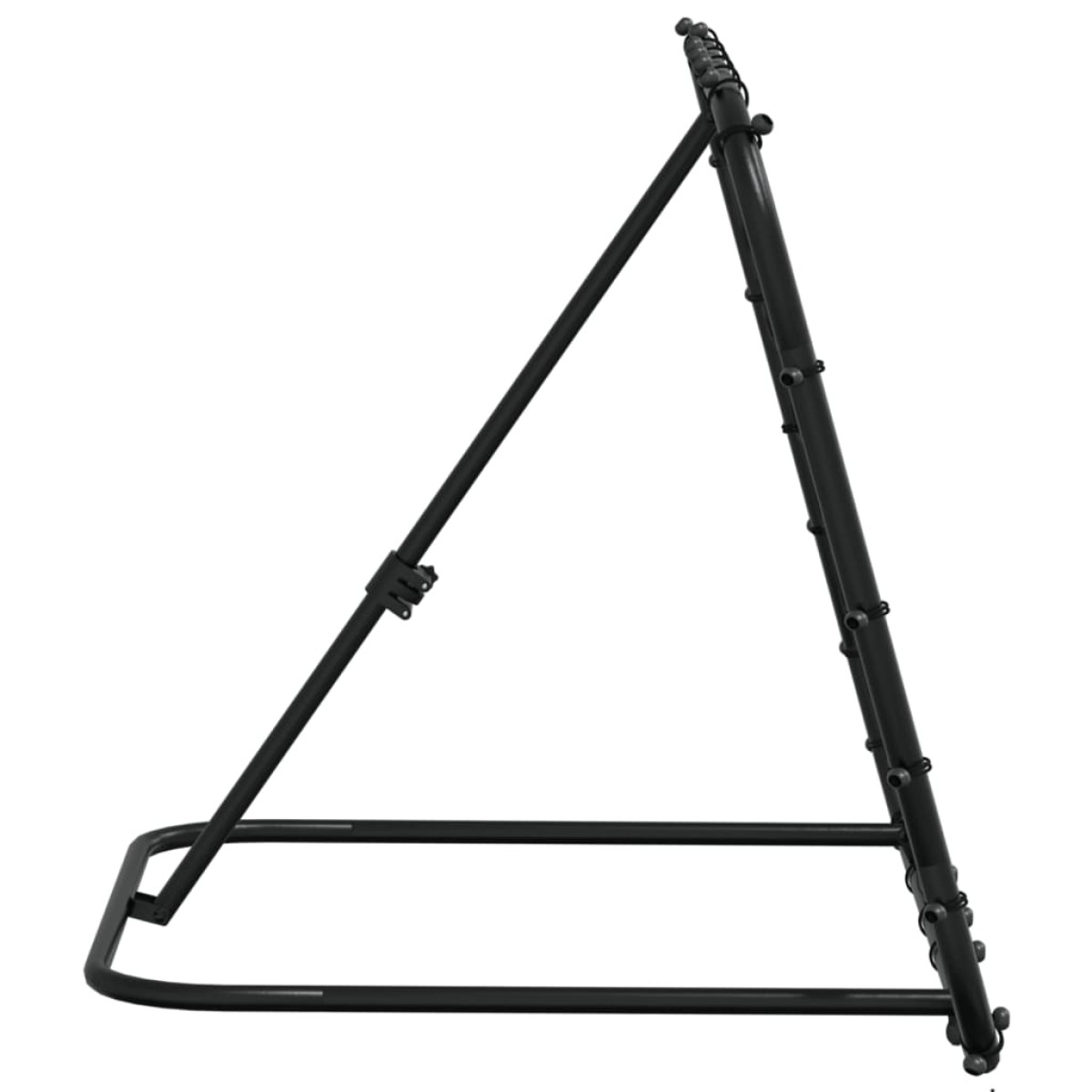 vidaXL Δίχτυ Επαναφοράς Μπαλών Μαύρο 84 x 73 x 60-80 εκ. Ατσάλινο